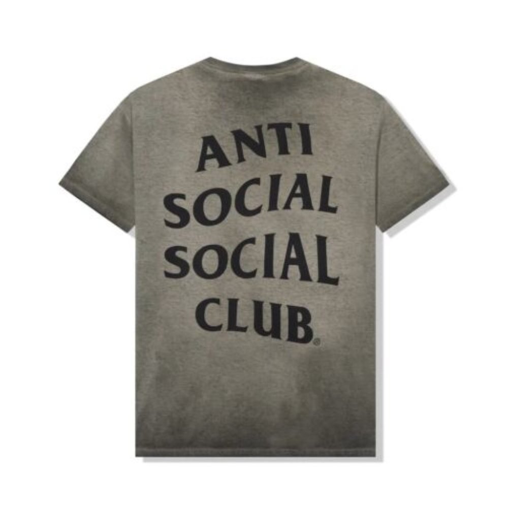 Anti Social Social Club Dying on the Gram Tee Medium Authentic Sand Mineral Wash